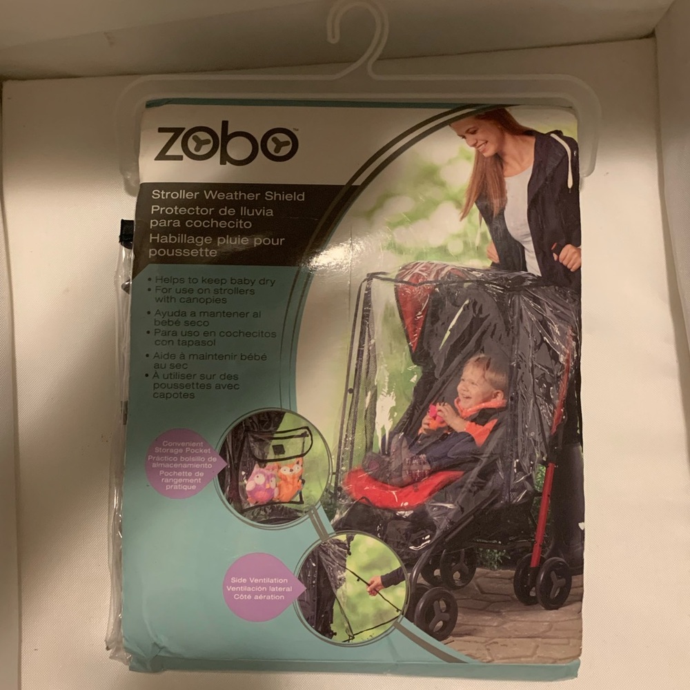 Zobo Travel Stroller System Weather Shield